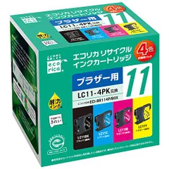 2023年最新】エコリカ リサイクルインクカートリッジ BROTHER LC164PK