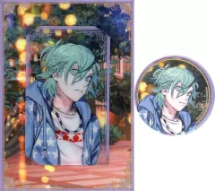 【中古】グッズセット 美風藍 カスタマイズビジュアルカードコレクション＆缶バッジセット 「ブロッコリーオンラインくじ うたの☆プリンスさまっ♪ Special Anniversary Ver.」 C-10賞