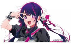 [Used] Acrylic Stand- Acrylic Panel: Hoshino Ai Original Illustration, Rock Band Version, Extra Large Die-Cut Acrylic Panel, "[Oshi no Ko]"