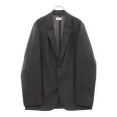 ATON テーラードジャケット L 黒 美品 ATON/エイトン】COTTON TYPEWRITER TALORED JACKET/コットン