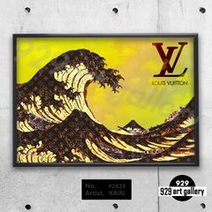 LOUIS VUITTON type☆オマージュアートインテリアポスター#405 LOUIS VUITTON type☆A4額装済オマージュアートインテリア