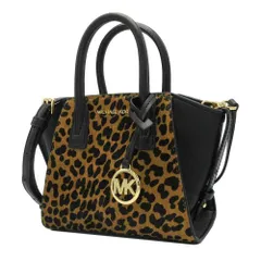 【新品】マイケルコース バッグ ハンドバッグ MICHAEL KORS AVRIL カーフヘア レザー チーター エクストラスモール サッチェル 2WAY 斜めがけ 35F4G4VC0H アウトレット レディース 送料無料