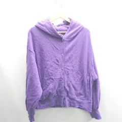 ◇ ⊇ niko and … ニコアンド 長袖 パーカー サイズL パープル レディース E  【1409100032871】