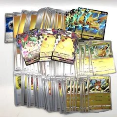 ★ポケモンカード ピカチュウVMAX ピカチュウV 25th ピカチュウデッキ キラカード 118枚まとめ売り ポケカ 中古★006193