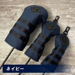 日本製 CODURA ヘッドカバー ゴルフ コーデュラ ドライバー フェアウェイウッド ユーティリティ コーデュラナイロン 1W DR FW UT ブラック CORDURA ドライバー用 フェアウェイウッド用 かっこいい おしゃれ 高級 防水 シンプル