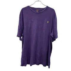 POLO RALPH LAUREN 半袖 ロゴ Tシャツ XL パープル ポロラルフローレン 古着卸 アメリカ仕入 a707-5593のサムネイル