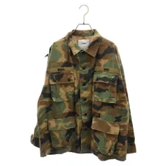 WTAPS (ダブルタップス) 17AW JUNGLELS 02 SHIRT ジャングル 長袖シャツ カモ柄ジャケット グリーン/ブラウン/ブラック 172GWDT-SHM02のサムネイル