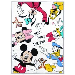 un doudou ディズニー ハーフ毛布 100×140cm 大きめ ニューマイヤー Disney ミッキー＆フレンズ ブランケット ハーフ毛布 お昼寝 寝冷え対策 防寒 ベビー用品 新品 NZ2900-MK