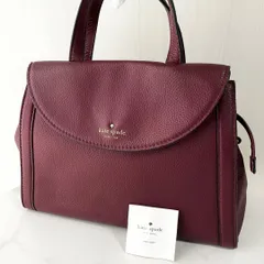 ケイトスペード ニューヨーク kate spade new york ハンドバッグ ショルダーバッグ ワインレッド 赤 モノクロ ボーダー