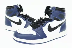 ナイキ NIKE AIR JORDAN 1 RETRO HIGH OG Midnight Navy エアジョーダン1 ハイ DZ5485-401 27.5 ミッドナイトネイビー ブランド古着ベクトル 中古▲■250512