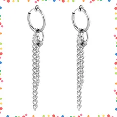 【在庫処分】イヤリング メンズ フェイクピアス INTERNATIONAL] イヤーカフ フープイヤリング レディース ノンホールピアス [SEIYA 韓国 穴なし 両耳セット