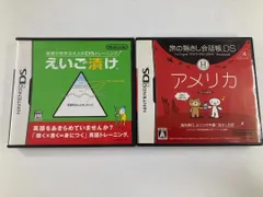 DS えいご漬け 旅の指さし会話帳 アメリカ 箱・説明書付き 2本セット