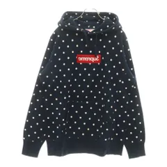 SUPREME (シュプリーム) 12SS ×COMME des GARCONS Box Logo Pullover Hooded コムデギャルソンシャツ ボックスロゴプルオーバーパーカー ネイビー