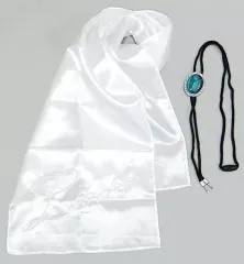 【中古】その他雑貨(キャラクター) [単品] リヴァイのスカーフ＆エルヴィンのループタイ 「コミックス 進撃の巨人 23巻 限定版」 同梱特典