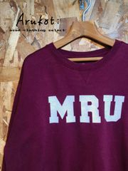 CAMPUS ONE/キャンパスワン “MRU”プリントスウェット