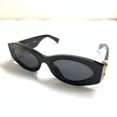 値下げ⭐︎miumiu⭐︎グリンプスサングラス⭐︎ブラック miu miu（ミュウミュウ） スクエア グリンプス サングラス ブラック