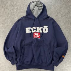 エコーアンリミテッド★刺繍ロゴ 切替 フルジップ スウェット パーカー 黒 XL 2025年最新】ECKŌ UNLTD（ECKO UNLTD） タイプ：ジップアップ