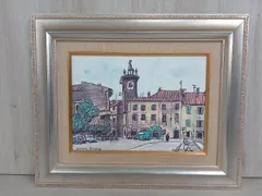 鳴海製陶 ナルミ 陶板画 小磯良平 陶板画 額装 時代 骨董 未展示
