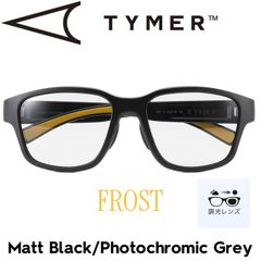 調光レンズ サングラス TYMER タイマー FROST フロスト Matt Black/Photochromic Grey TY104-MBK-PGY 日本代理店正規品