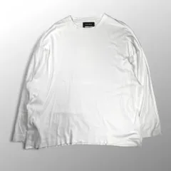 MAISON SPECIAL メゾンスペシャル / LOTUSウルトラファインスムースプライムオーバーロングカットソー ホワイト SIZE：46(L程度)のサムネイル