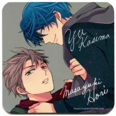 【中古】コースター(キャラクター) 鹿島遊＆堀政行 オリジナルコースター 「月刊少女野崎くん アイドルカフェ」 メニュー注文特典