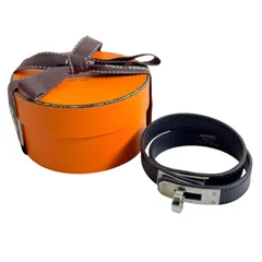 HERMES エルメス ケリー ドゥブルトゥール ブレスレット レザー