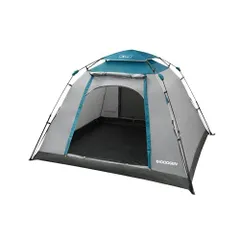 light-blue-4人用 IDOOGEN ワンタッチテント 4人用 コンパクト キャンプテント 組立て簡単 ドームテント ドームシェルター camping tent テント ファミリー UVカット テントツーリングドーム 簡単設営 収納袋付 3-4人用 防