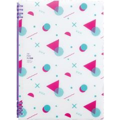 （まとめ買い）キングジム リングノート テフレーヌ ネオ A4 白 9856TTENE-003 【3冊セット】