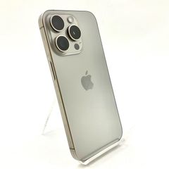 【全額返金保証】【最速発送】Apple iPhone 15 Pro 128GB ナチュラルチタニウム SIMフリー 動作確認済 88%