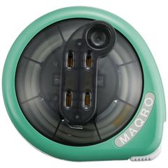 ハタヤ (HATAYA) コードリール 屋内用 ホームリール 100V型 手動巻 2m コンセント2個 L型プラグ 軽量 コンパクト 持ち運び 家庭