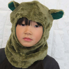 【帽子 　キッズ　キャップ　秋冬】クマちゃんネックウォーマー  52~54cm    Kid's　子供