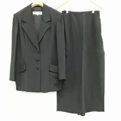 HANAE MORI☆シルク スカートスーツ ビッグシルエット総柄バブリースーツ