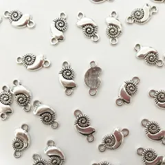 【10個】巻き貝の繋ぎチャーム