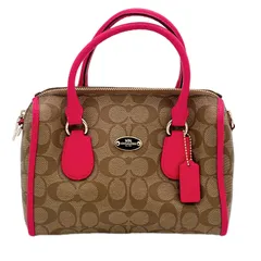 コーチ ミニボストンバッグ 2WAY サッチェル ショルダーバッグ