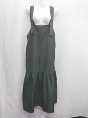 ◇ Θ LAKOLE ラコレ ノースリーブ ロング ワンピース サイズM ブラック レディース E  【1411210012896】