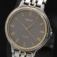 セイコー SEIKO 5E31-6D30 ドルチェ DOLCE メンズ セイコー ドルチェ 5E31-6D30 腕時計 クォーツ レザーベルト