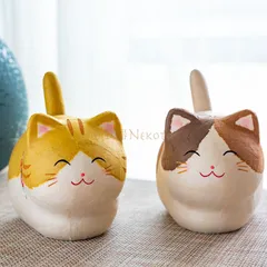 【レア】電池不要 かおもじん 猫の奇ぐるみ ソーラー ゆらゆら 虎猫 にゃんこ ソーラーゆらゆらにゃんにゃん 首振り ねこ 縁起物 置物 和風