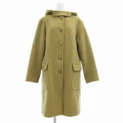 ジュンコシマダ JUNKO SHIMADA コート ジャケット ロング フード付き ウール 9 M ベージュ /UO 0903のサムネイル