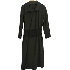ジュンヤワタナベコムデギャルソン JUNYA WATANABE COMME des GARCONS 01aw archive ラメニットベルト ウールギャバ ラップシャツロングワンピース レディース  M
