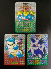 ●ポケモンカードダス　フシギバナ　カメックス　ゲンガー３枚セット　トレカ