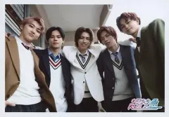 【中古】生写真(男性) 超特急/集合(5人)/横型・膝上・ジャケット・肩組・カメラやや上から/「BULLET TRAIN ARENA TOUR 2019-2020『Revolucion viva ～Shine Bright New Year～』」1/5東京会場