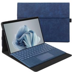 【新着商品】TPU 9/10/11th Pro ソフトシェル付き Surface キーボードカバーサーフェスプロ9と互換性あり Microsoft For 薄くて軽い放熱設計 保護ケース (Blue) xisiciao