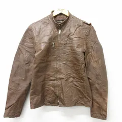 S/古着 ハーレーダビッドソン 長袖 ビンテージ レザー ジャケット メンズ 70s シングルライダース 茶 ブラウン 23oct21 中古 アウター 革ジ