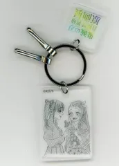 【中古】雑貨 栗花落カナヲ＆竈門禰豆子 「鬼滅の刃 吾峠呼世晴原画展 クリアベースキーホルダー」