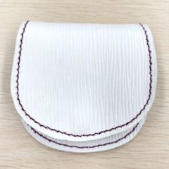 本革　アメカジコインケース　国内　ハンドメイド　レザー　	白	/工房エールヨコハマ