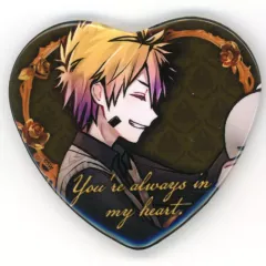 【中古】バッジ・ビンズ ロノ・フォンティーヌ 「悪魔執事と黒い猫 ～Welcome to Devil’s Palace Party～ こころあったかハート缶バッジ」