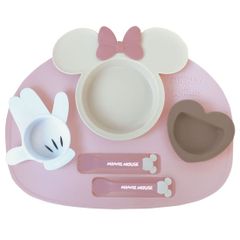 【迅速発送】錦化成 ランチプレート ミニーマウス アイコン P×BR ピンク