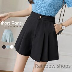 【新品未使用】プリーツキュロットパンツレディース 韓国 jqcp196