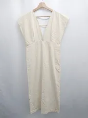 ◇ Θ◎●未使用● Bab バブ ロング ワンピース ジャンパースカート サイズS クリーム レディース E  【1505290043038】