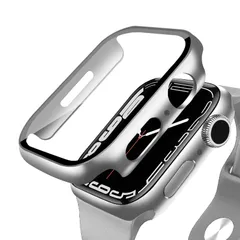 【新着商品】アップルウォッチ カバー Series 3/2/1 Apple Watch 対応 ケース PC素材 ガラスフィルム 一体型 Apple Watch カバー 耐衝撃 ANYOI アップルウォッチ ケース 全面保護 装着簡単 高耐久 高透過率 42mm